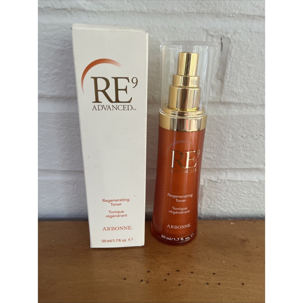 ARBONNE RE9 Advanced Regenerating Toner 1.7 oz/ 50 ml NEW IN THE BOX